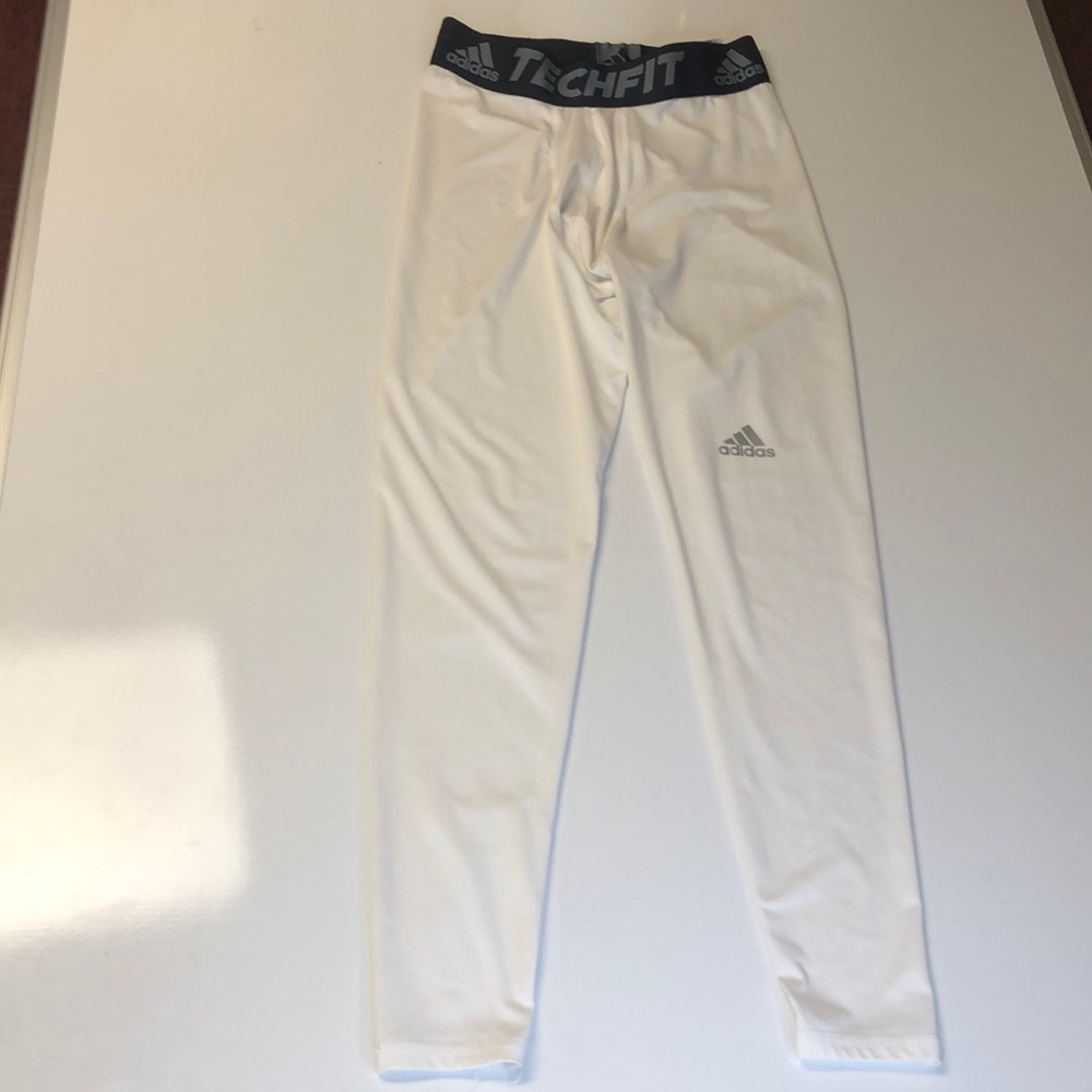 Adidas Techfit white leggings M